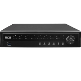 BCS-U-NVR1602-A-4K-8P(6TB) BCS Ultra rejestrator 16 kanałowy IP 12mpx PoE NDAA
