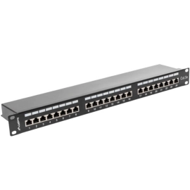 PPS5-1024-B Lanberg patch panel teleinformatyczny 24 port 1U ekranowany