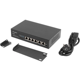 RSFE-4P-2FE-60 Lanberg niezarządzalny switch 6 portowy Gigabit Ethernet PoE