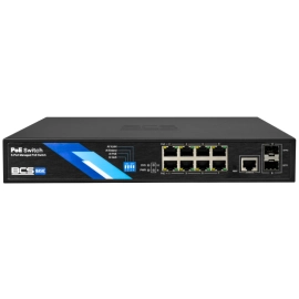 BCS-B-SP08G-2SFP-M BCS Basic switch PoE 10 portowy (8x POE, 2x SFP)