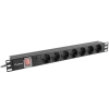 PDU-07F-0200-BK Lanberg listwa zasilająca Rack PDU antyprzepięciowa