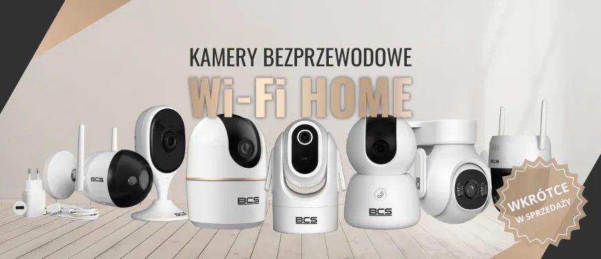 Kamery bezprzewodowe Wi-Fi home od BCS