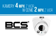 mały banner kamery 4 mpx w cenie 2 mpx bcs i kamera